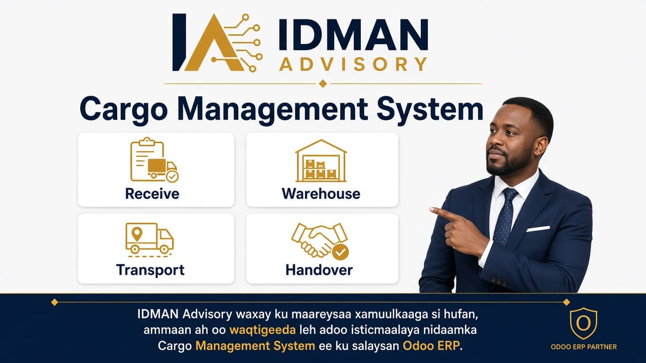 IDMAN Advisory cargo features poster